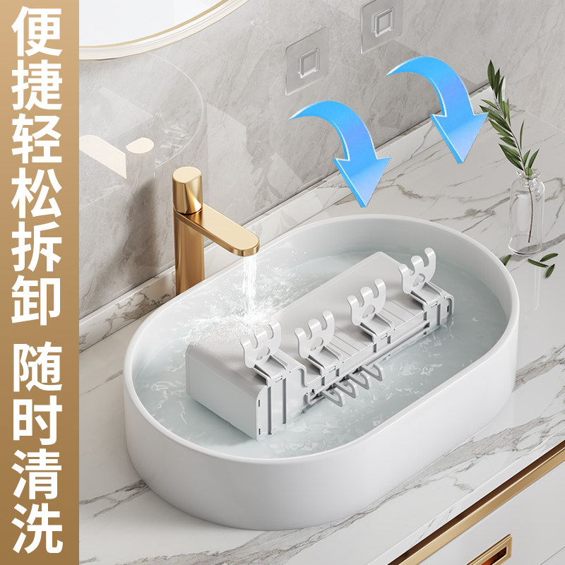 牙刷置物架免打孔刷牙杯漱口杯架子壁挂式卫生间家庭牙缸牙具挂架,淘宝优惠券,粉丝福利购,淘宝优惠卷