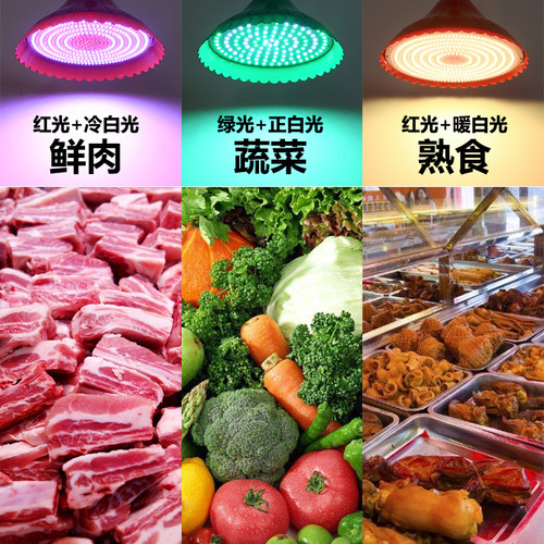 高亮E27螺口全白光led灯自然光220v照明灯超亮白光节能灯店铺吊灯 - 图2