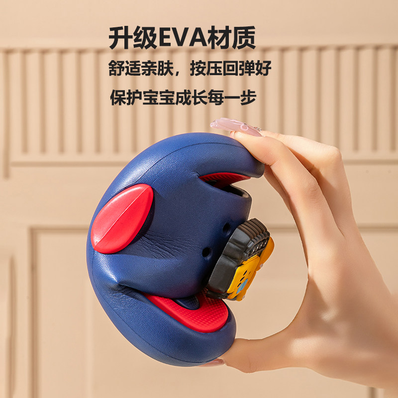 卡通新款挖掘机儿童拖鞋男童夏季居家浴室洗澡防滑厚底外穿凉拖鞋,淘宝优惠券,粉丝福利购,淘宝优惠卷