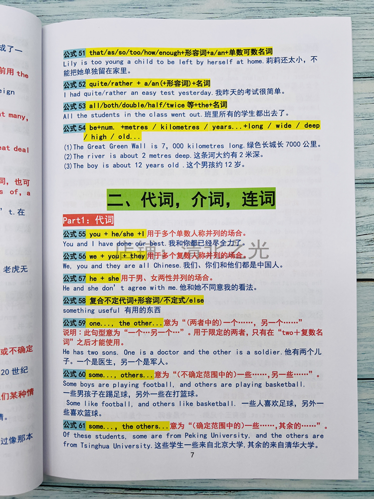 英语语法公式大全汇总小学初中高中提分神器拔高拔尖笔记衡水秘笈-图1