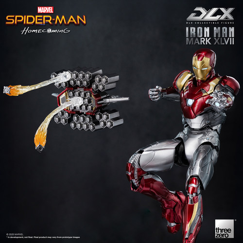 【预定定金】threezero DLX系列 钢铁侠 Mark47 收藏级可动模型 - 图2