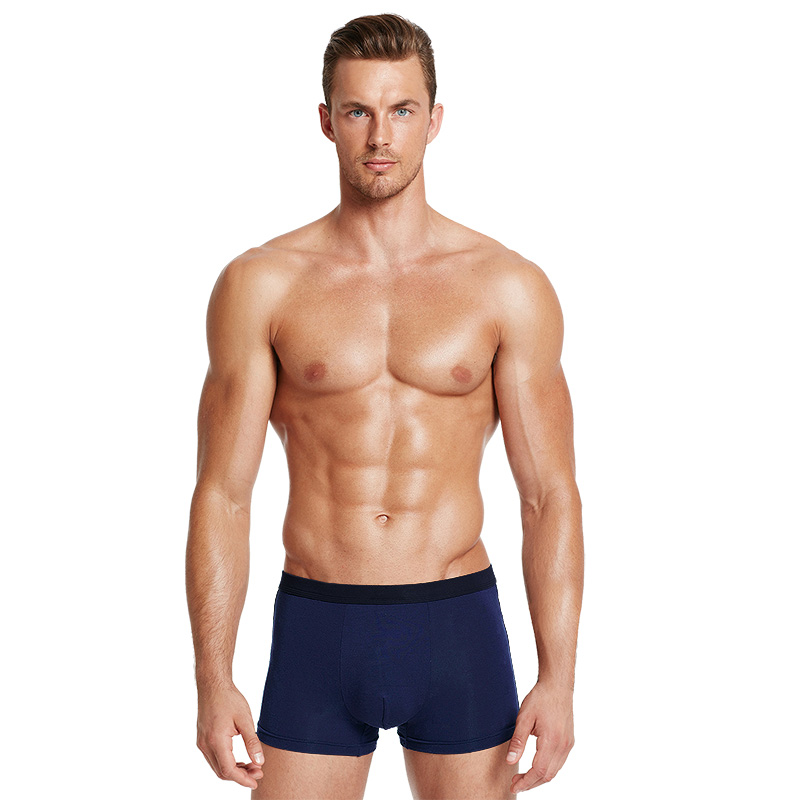 北极绒4条男士纯棉质透气u凸短裤 北极绒稷烨内裤