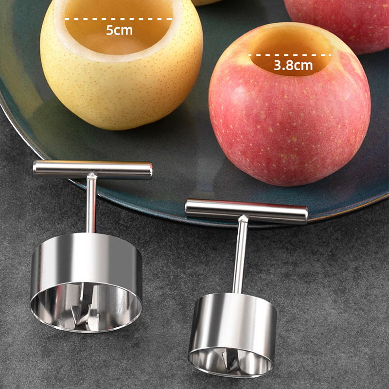 挖梨核神器304不锈钢苹果去核器冰糖雪梨挖孔工具水果掏心取芯刀,淘宝优惠券,粉丝福利购,淘宝优惠卷
