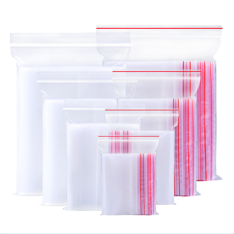 100pcs Zip Bags Reclosable Clear Storage ziploc Bag packing - 图3