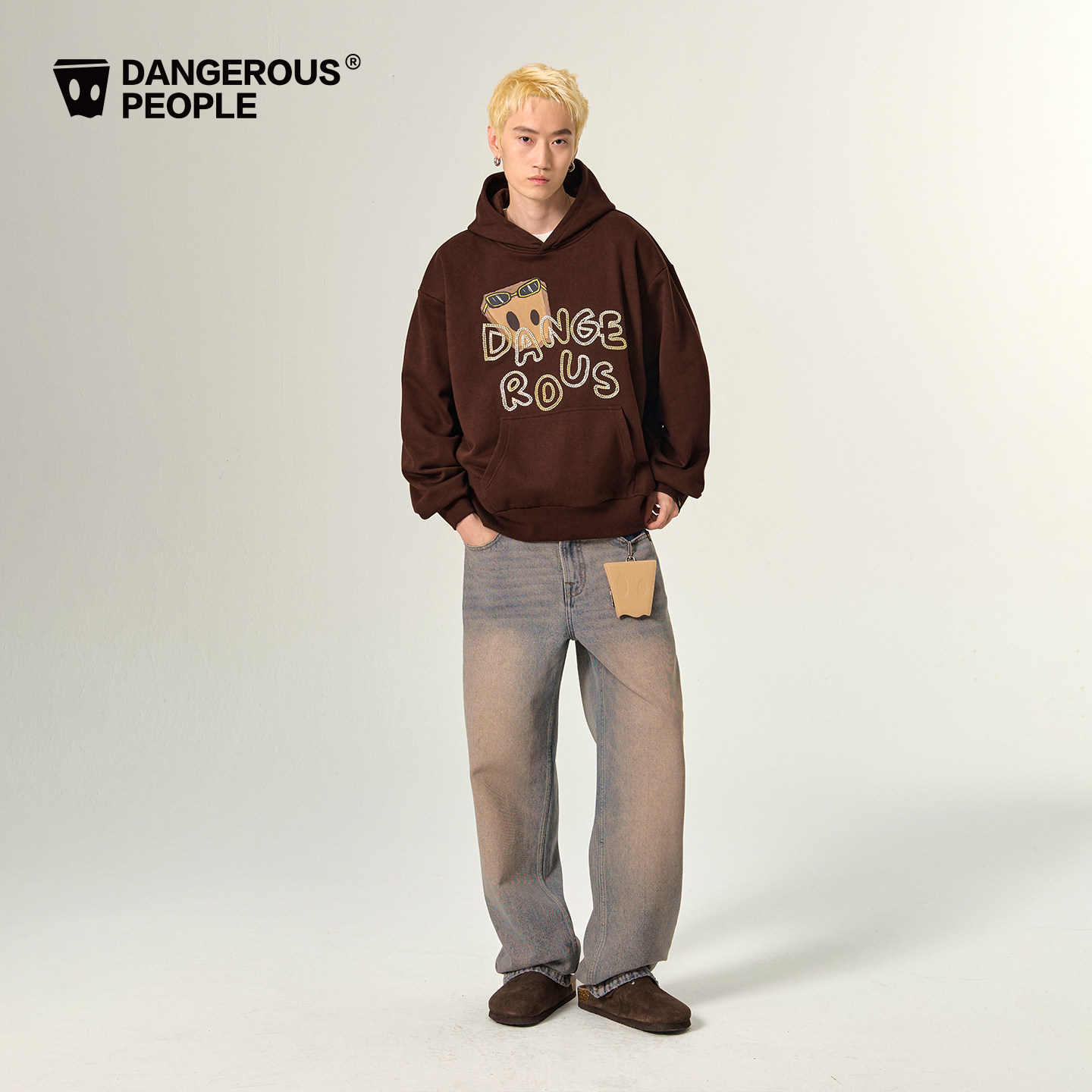 Dangerouspeople薛之谦dsp旅行小D连帽卫衣秋季潮牌百搭全棉上衣