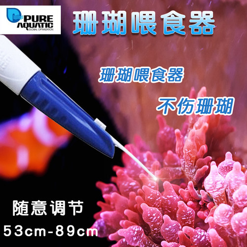 红海星珊瑚喂食器P牌喂食管加长海水珊瑚缸鱼缸珊瑚粮喷管 亚克力 - 图1