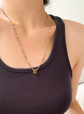 MaryGaitaniN133A-G黄铁矿项链