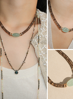 BohemianRhapsodie萤石吊坠项链