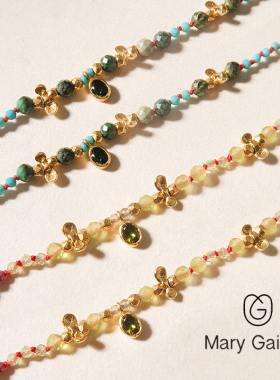 MaryGaitani小众手工锤痕项链