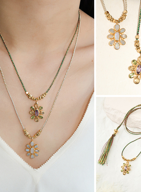 LeticiaPonti花朵系列项链手链