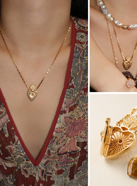 BohemianRhapsodie爱心吊坠项链