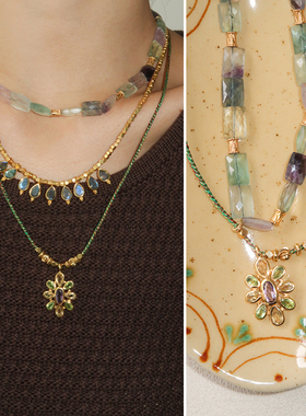 BohemianRhapsodie萤石锁骨链