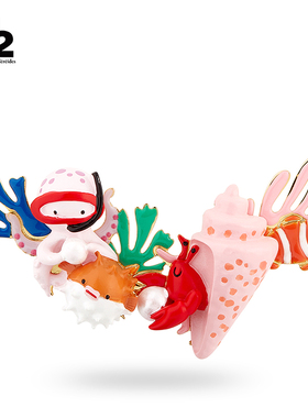 N2 by Les Nereides小美人鱼系列 寄居蟹与章鱼哥 项链