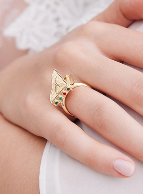 Les Nereides巴黎歌剧院系列 金色钢琴 戒指