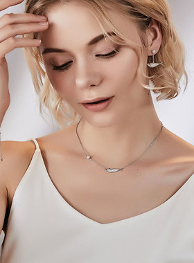 BABYBEI初贝鲸鱼项链锁骨链