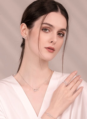 BABYBEI初贝回形针项链锁骨链