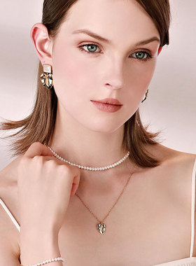 BABYBEI初贝龟背竹项链