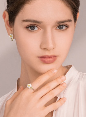 BABYBEI初贝梨花戒指手饰