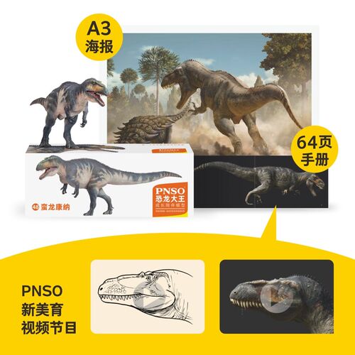 PNSO蛮龙康纳恐龙大王成长陪伴模型48 - 图2