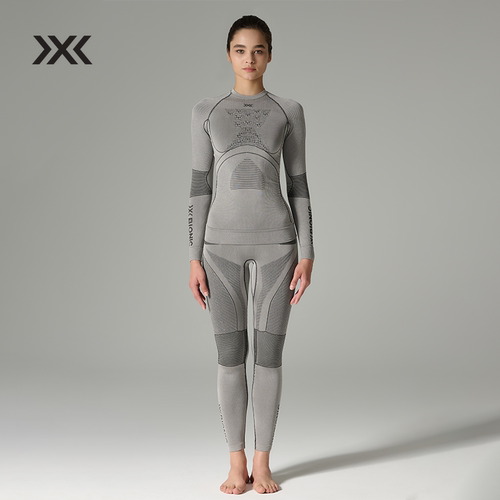 X-BIONIC 热反射4.0女士圆领上衣高抗寒女子运动滑雪排汗保暖内衣 - 图3