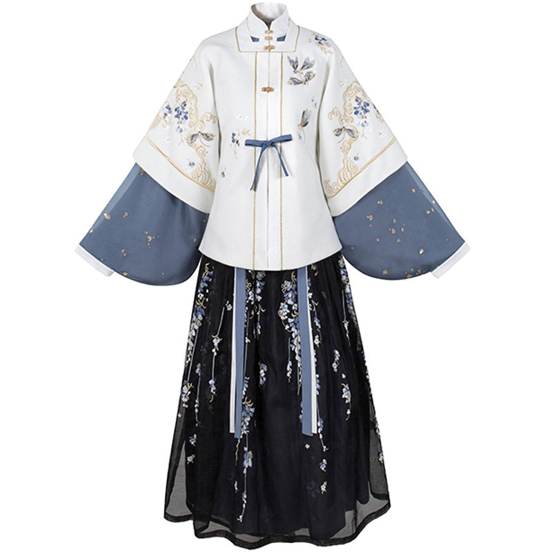 十三余儿[归梦星影]短袄方领小豆蔻 十三余汉服