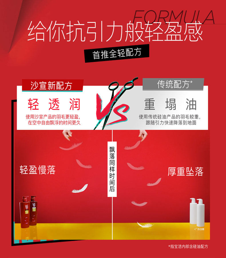 沙宣垂坠质感400ml男女士护发素 星飞居家日用护发素