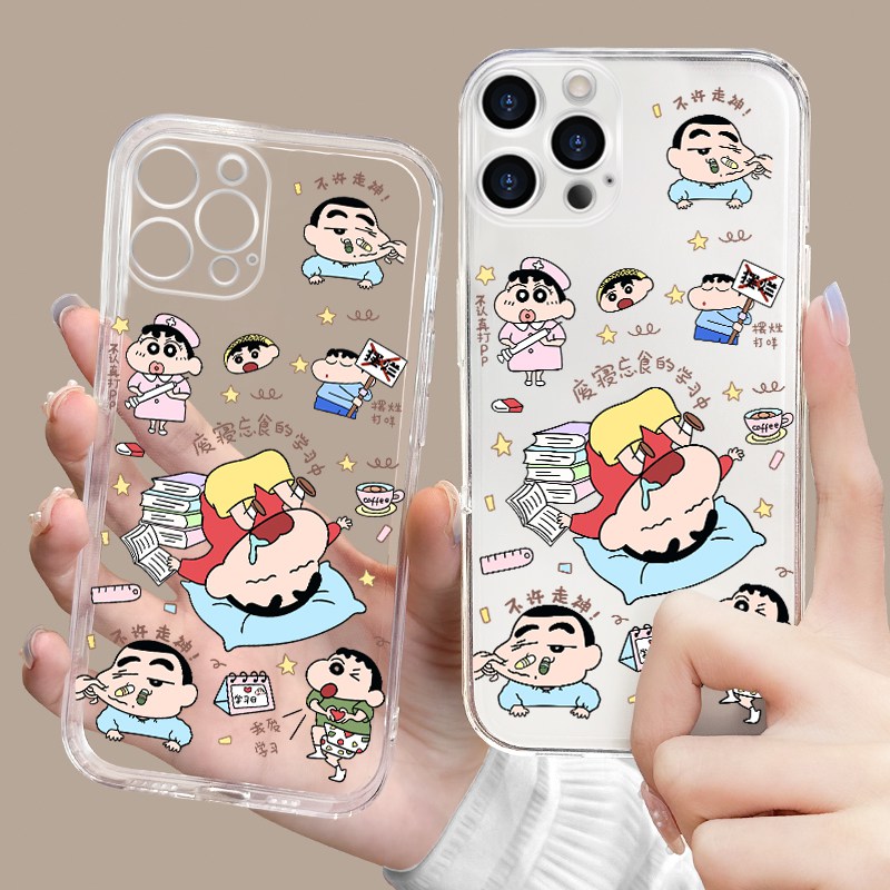 睡觉小新适用华为pura70pro新款手机壳P70高级p60art夏季透明P40硅胶防摔p30por散热软P20PRO女p1oplus保护套 - 图2