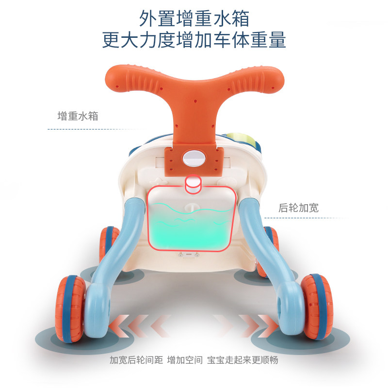 宝宝学走路多功能防侧翻防学步车 轻生活玩具手推学步玩具