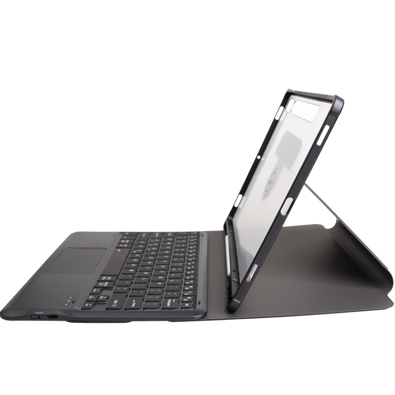 适用2024三星Galaxy Tab S10+保护套带笔槽蓝牙键盘鼠标12.4英寸平板电脑SM-X820/X826B全包软壳旋转横竖支架