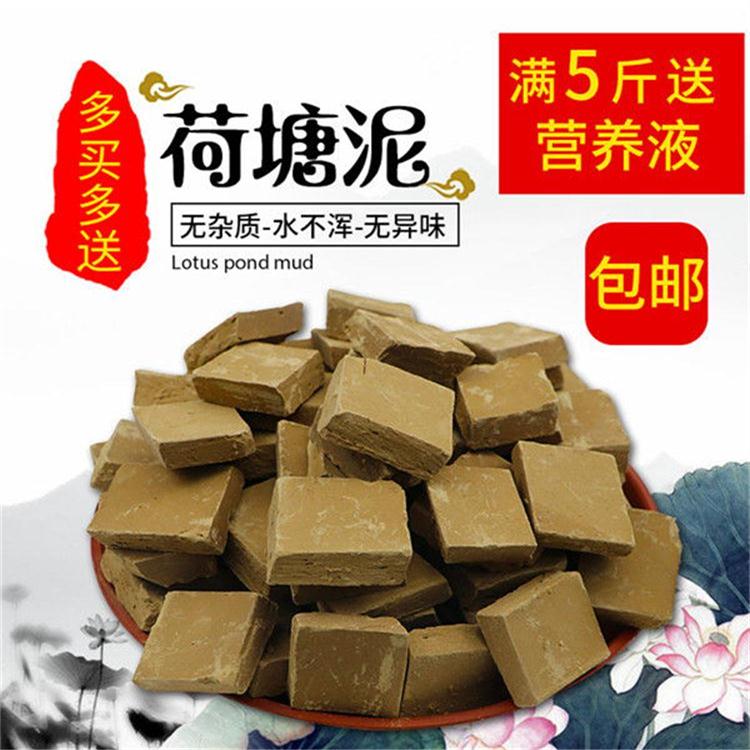 荷塘泥天然纯正淤泥塘泥碗莲睡莲荷花水生花卉专用营养土 - 图0