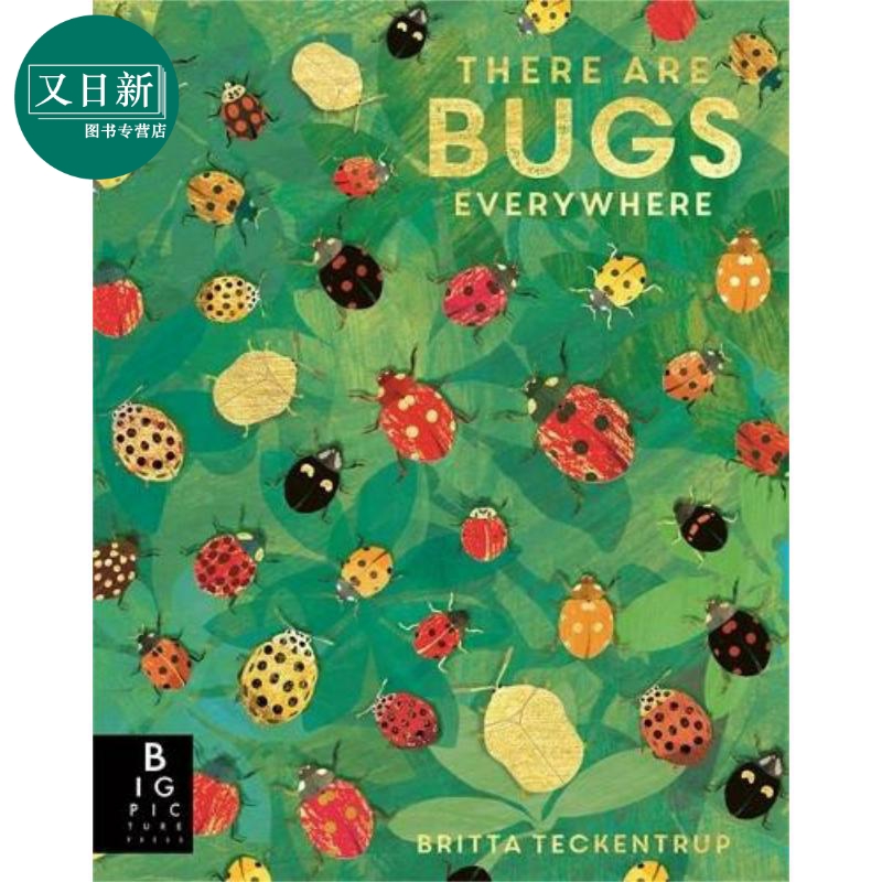 预售 Britta Teckentrup There are Bugs Everywhere四周的瓢虫英文原版进口图书非小说类儿童绘本动物知识百科普-图0