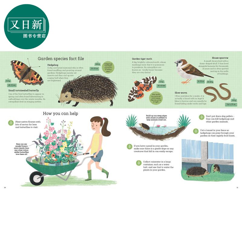 如何帮助刺猬和保护北极熊 How to Help a Hedgehog and Protect a Polar Bear 英文原版 儿童绘本 动物图画书 又日新