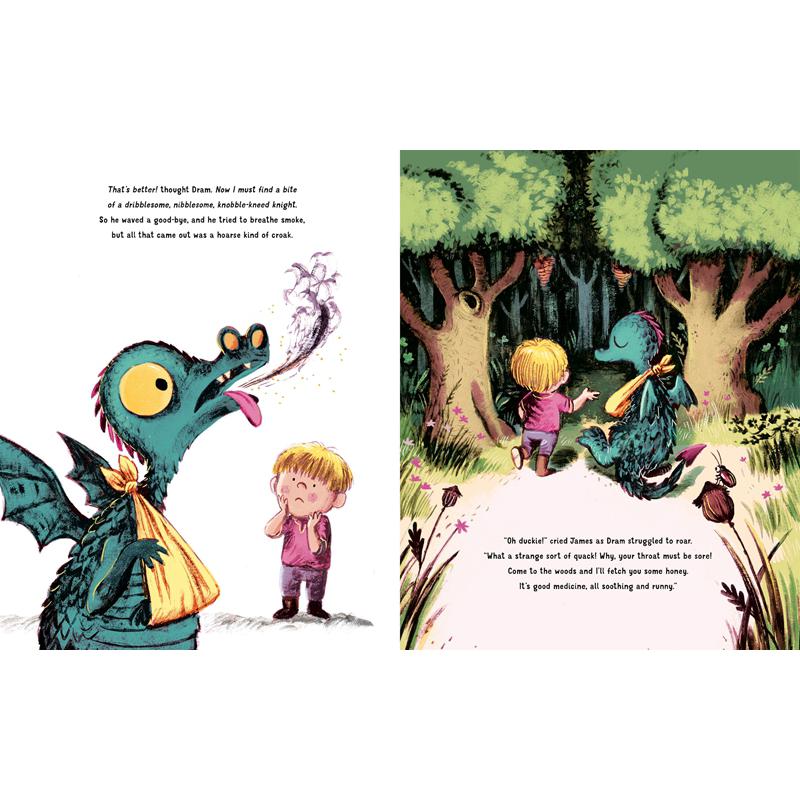 预售 Benji Davies插画故事绘本2册 英文原版 The Giant of Jum奇幻历险故事绘本 - 图0
