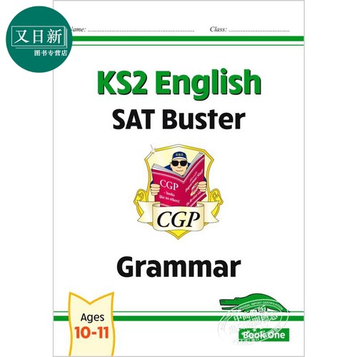 英国CGP教材 New KS2 English SPaG SAT Buster Book 1 英国小学毕业英语考试SPaG备考练习册四册 语法+标点符号+拼写 10-11? - 图0