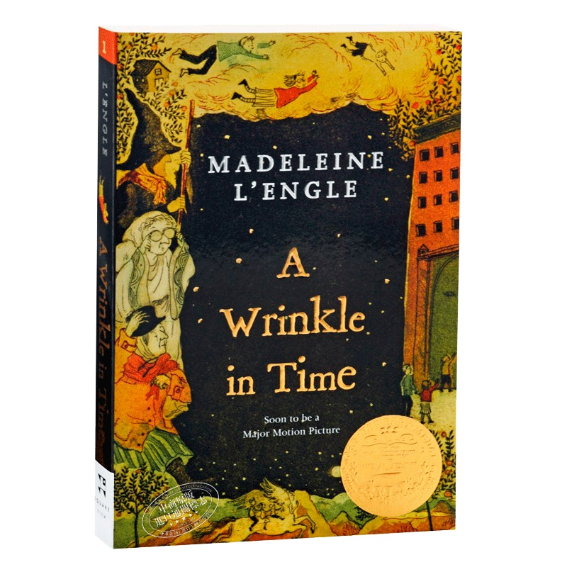 暑期书单A Wrinkle In Time 时间的皱纹 梅格时空大冒险进口英文原版小说 时间的皱纹安徒生文学奖 纽伯瑞金奖儿童科幻小说 ? - 图0