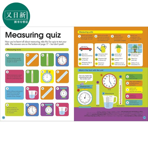DK如何巧量度How to Measure Everything 英文原版 儿童知识绘本 知识百科图画书 纸板书 进口童书 又日新 - 图3