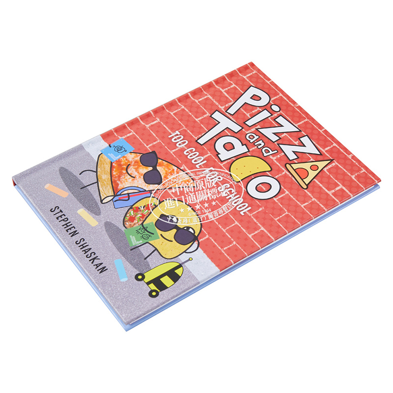 Pizza and Taco Too Cool for School桥梁漫画 披萨饼与玉米片4 图画图像小说儿童初级章节书 英文原版 幽默笑话 又日新