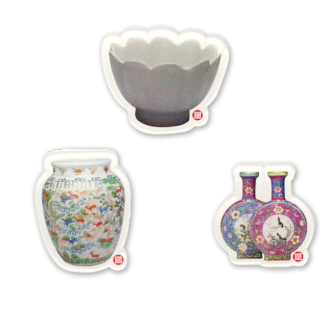 Taiwan Cultural and Creative National Treasure Mini Clip Forbidden City Small Gift