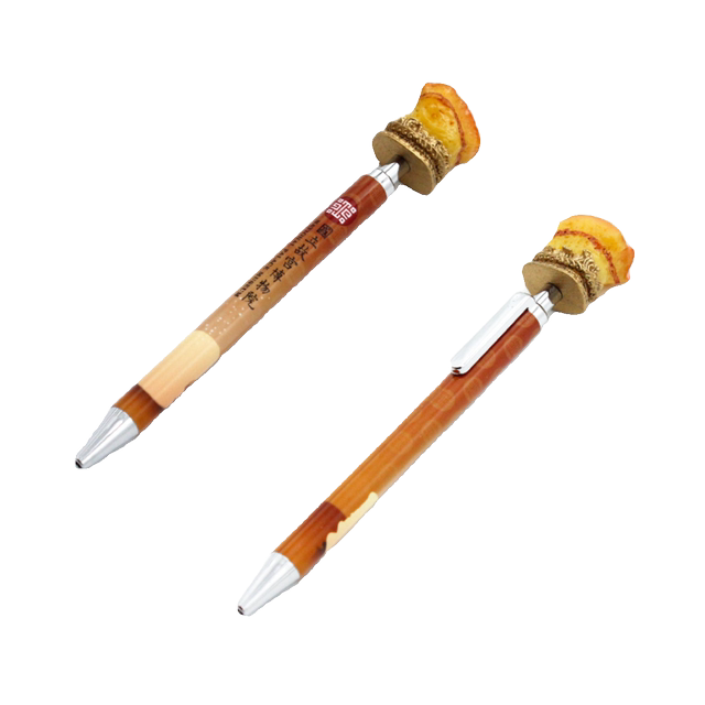 Taipei National Palace Museum Cultural and Creative National Treasure Pen Flesh-Shaped Stone Press Gel Pen Ballpoint Pen Cartoon Cute High-Looking Student