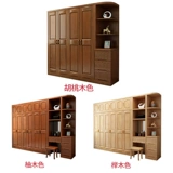 Сплошная древесная шкафная спальня квартира -Открыть на заказ шкаф Три четыре пятиуровневых комбинированных толстого шкаф