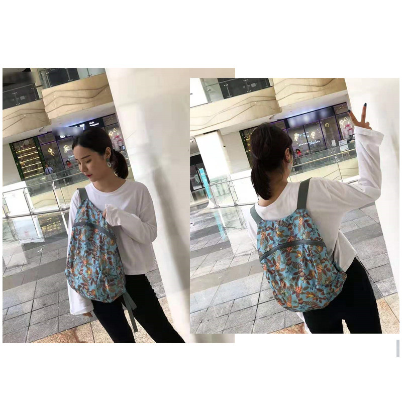 杉木山装大容量皮肤包买菜户外休闲超轻薄背包女可折叠双肩包雨林,淘宝优惠券,粉丝福利购,淘宝优惠卷