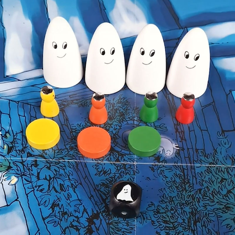 德国旭乐园幽灵梯 儿童益智桌游双人多人亲子游戏专注力训练玩具