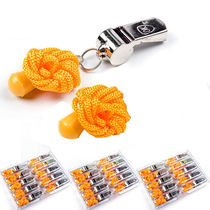 Three Leaf Bean Referee Metal Whistle Outdoor Sports Basketball Football Training Competition with stainless steel iron copper mouth