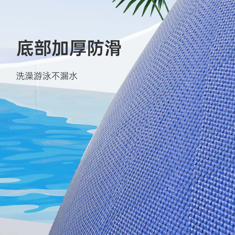 mpets狗狗洗澡盆宠物游泳池家用小狗大型犬金毛泳池可折叠泡澡桶