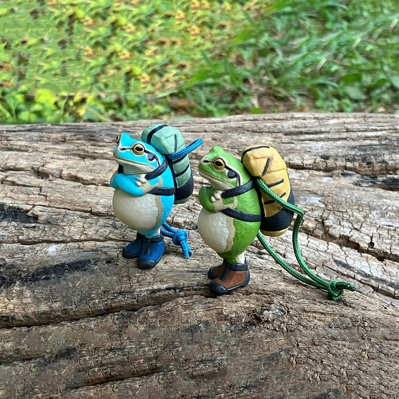 日本正版奇谭KITAN 第1弹 平安归来的树蛙扭蛋 旅行青蛙森林工房,淘宝优惠券,粉丝福利购,淘宝优惠卷