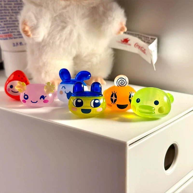 Bandai, японский оригинальный Tamaготчи, прозрачное кольцо, капсульная игрушка