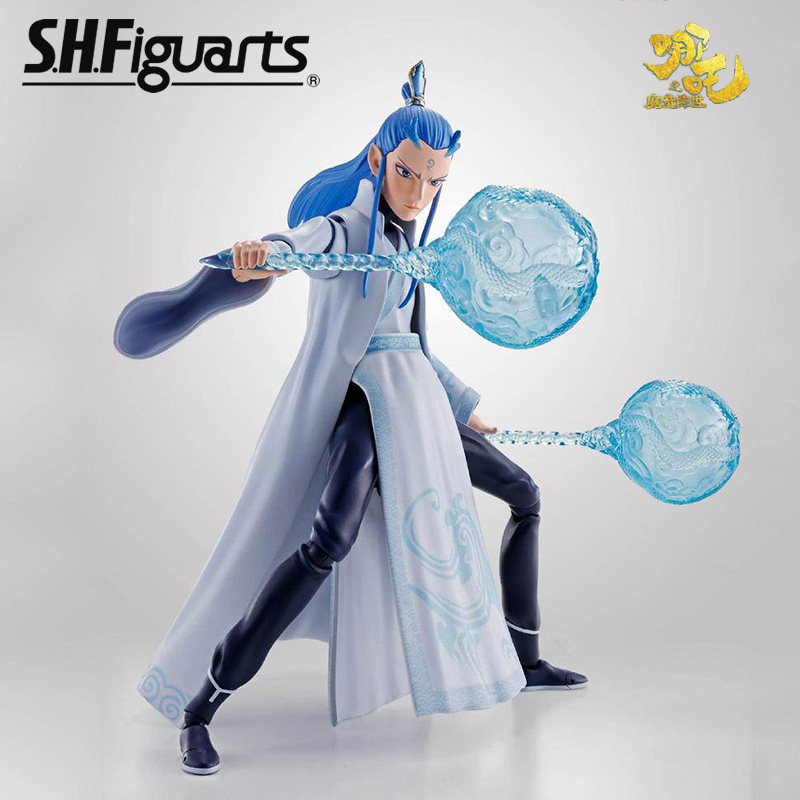 万代SHF 哪吒之魔童降世 哪吒闹海敖丙龙王三太子可动手办模型