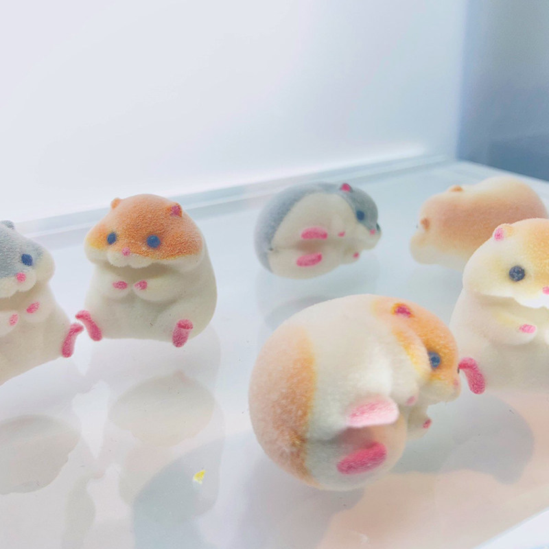 日本正版yell第3弹植绒仓鼠扭蛋 童梦动漫盒蛋/扭蛋/食玩