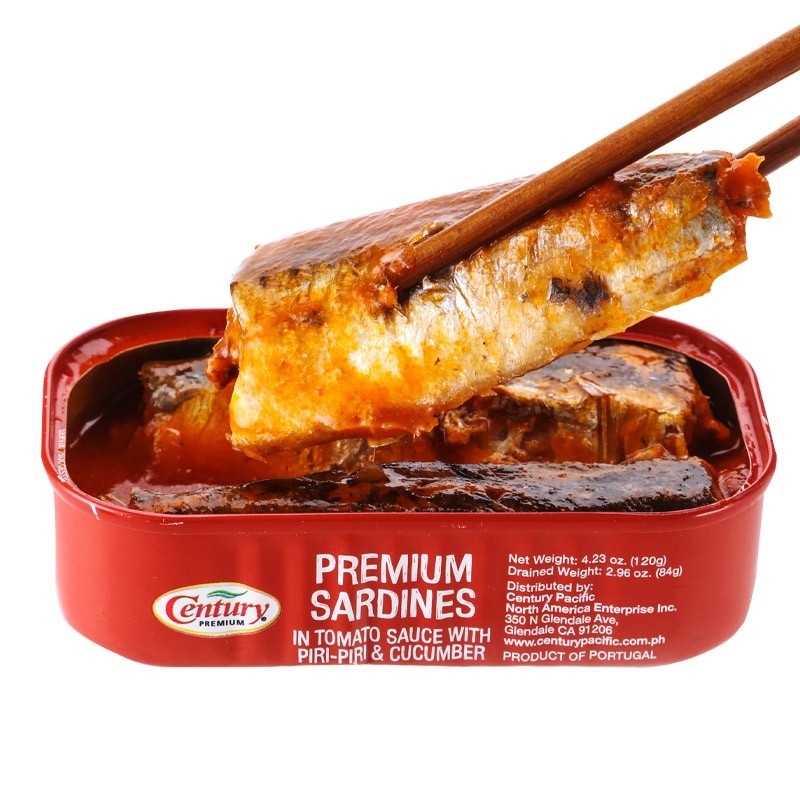 Century/鲜得味橄榄油茄汁沙丁鱼罐头葡萄牙原装进口即食鱼肉下饭 - 图3