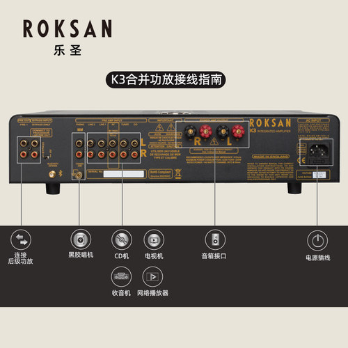 ROKSAN/乐圣英国猛牌官配K3CD机家用HIFI发烧原装进口 - 图1